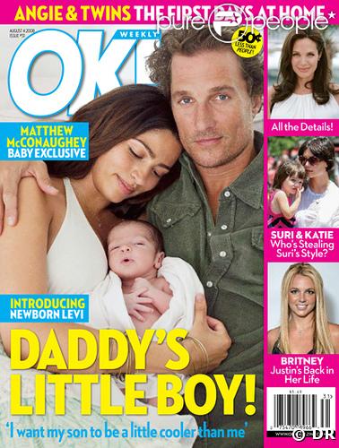 Matthew McConaughey en couverture de OK magazine