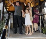 Sylvester Stallone en famille à Paris