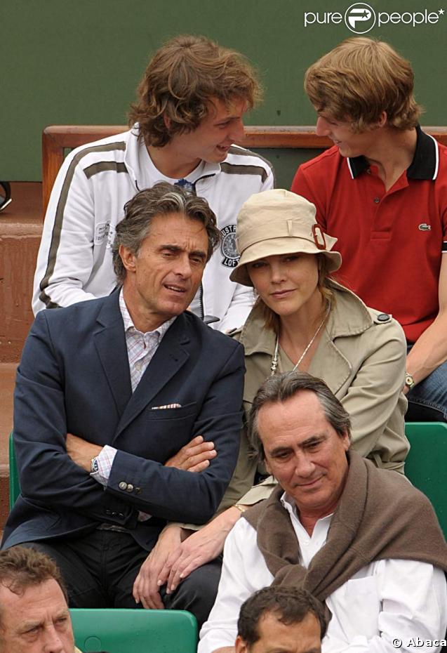 Alexandra Kazan et Gérard Holtz