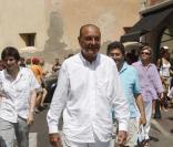 Jacques Chirac, très à l\'aise pour ses vacances à Saint-Tropez