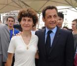 Nicolas Sarkozy et Jeannie Longo