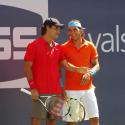 PHOTOS : Roger Federer et Rafael Nadal, les meilleurs ennemis du monde s'éclatent ensemble !