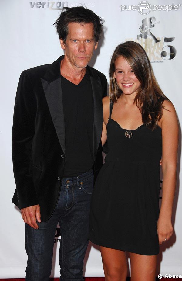 Kevin Bacon et sa fille Sosie
