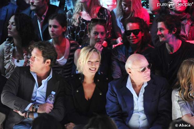 Uma Thurman et son fiancé Arpad Busson, ainsi que Barry Diller