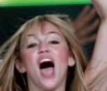 Miley Cyrus sur scene pour Hannah Montana
