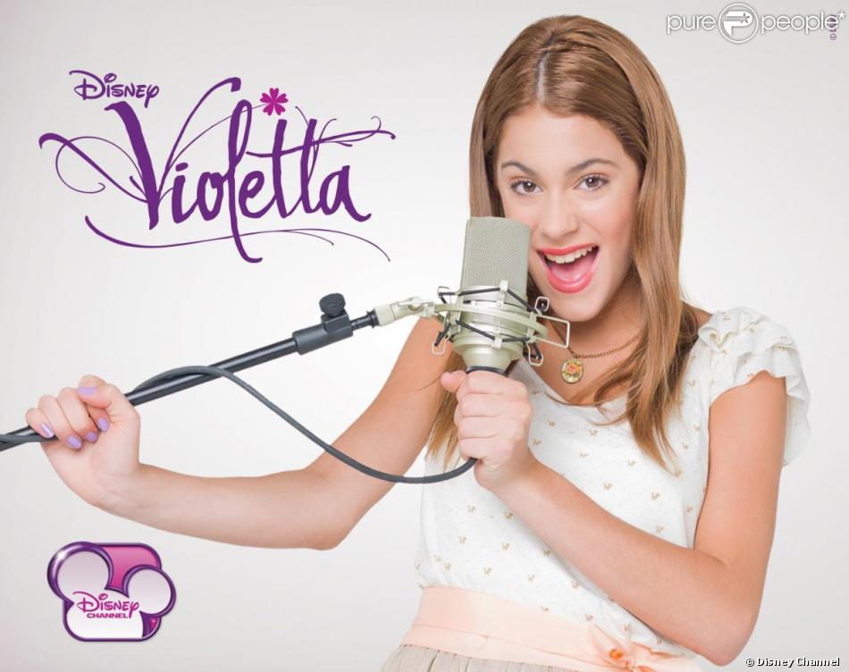 Violetta , la série musicale, actuellement diffusée sur Disney Channel.