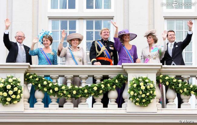 Peter van Vollenhoven, Margriet, Beatrix, Willem-Alexander, Maxima, Laurentien et Constantijn