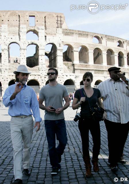 Justin Timberlake et Jessica Biel à Rome 