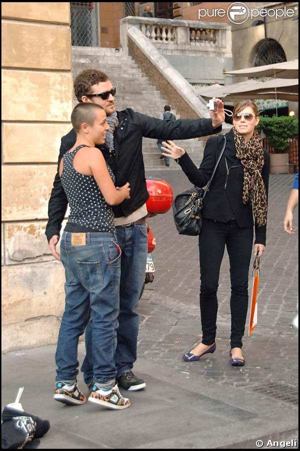 Justin Timberlake et Jessica Biel à Rome