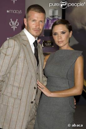 David et Victoria Beckham présentent leur parfum
