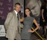 Les chaussettes jaune pastel de David Beckham