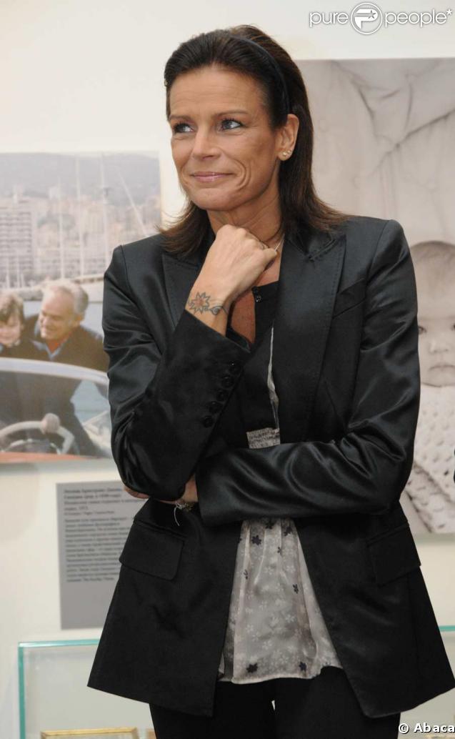 Stéphanie de Monaco à l'expo Grace Kelly avec Frédéric Mitterrand