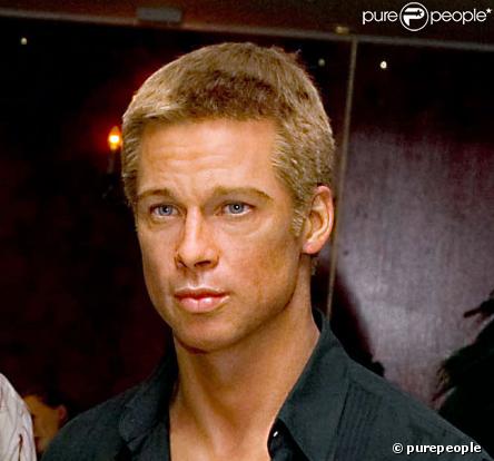 Brad Pitt et George Clooney, musée de Madame Tussaud