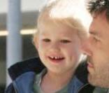 Ben Affleck et Violet, le 10/10/08