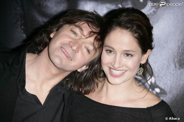 Marie Gillain et Cali, le 12/10/08, à l'avant-première de Mesrine
