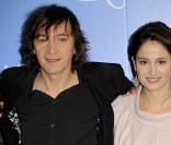 Marie Gillain et Cali, le 12/10/08, à l'avant-première de Magique !