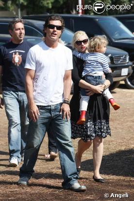 Gwen Stefani, Gavin Rossdale et Kingston
