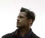 Brad Pitt, dans son personnage du Lieutenant Aldo Raine