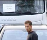 Til Schweiger, sur le tournage de Inglourious Basterds