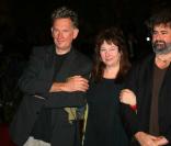 Yolande Moreau, entourée de Benoît Delépine et Gustave Kervern
