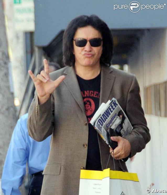 Gene Simmons du groupe KISS