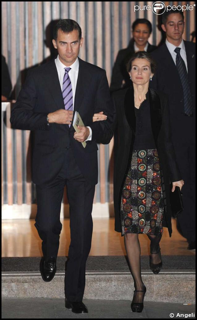 Le prince Felipe et la princesse Letizia