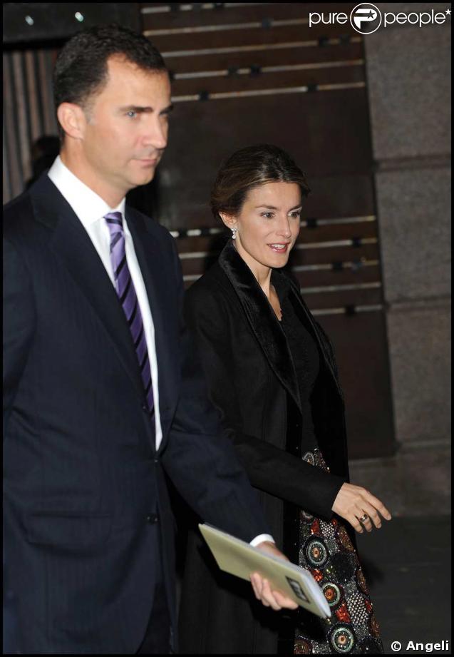 Le prince Felipe et la princesse Letizia