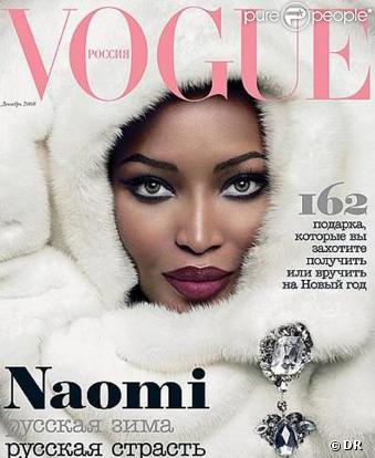 Naomi Campbell pour Vogue Russie