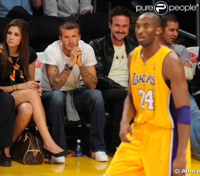 David Arquette, David Beckham et Francesca Leiweke