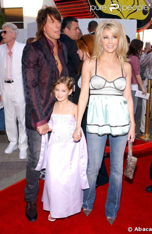 Heather Locklear, Richie Sambora et leur fille Ava