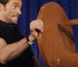 Hugh Jackman en pleine forme, et Conan O'Brien