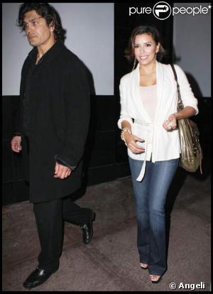 Eva Longoria de retour à Hollywood, le 1/12/08