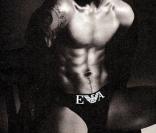 David Beckham en slip pour Armani 