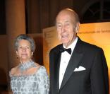 Valéry Giscard d'Estaing et son épouse Anne-Aymone
