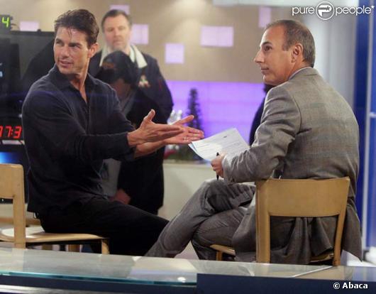 Tom Cruise et Matt Lauer