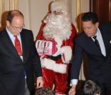 Albert, Stéphanie et Caroline de Monaco ont donné le coup d'envoi des festivités de Noël 