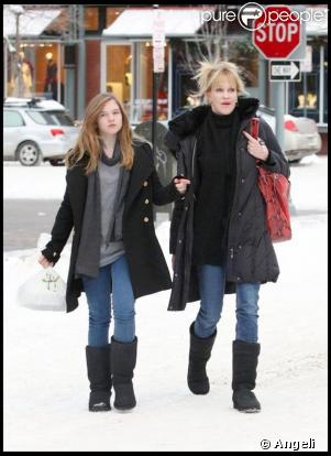 Les stars à Aspen Mélanie Griffith et sa fille Stella