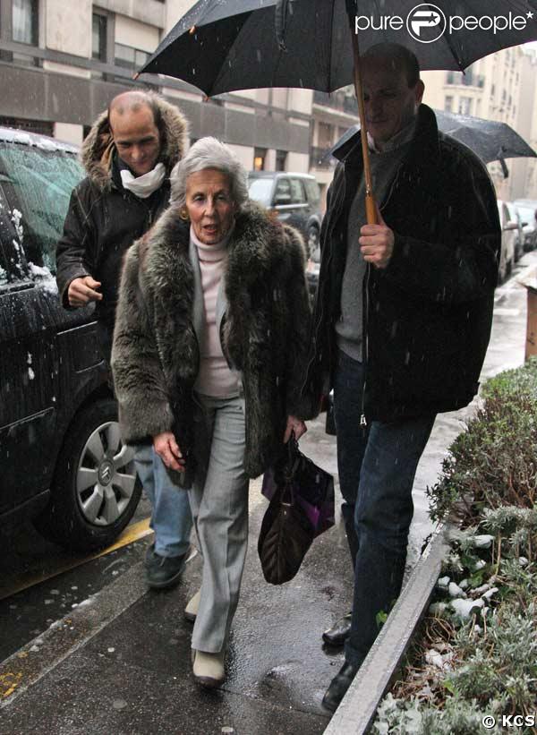Dadu Sarkozy rend visite à Rachida Dati à la clinique de la Muette le 05/01/2009