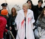Kim Katrall sur le tournage de Sex & the city le film