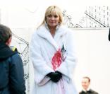 Kim Katrall sur le tournage de Sex & the city le film
