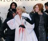 Kim Katrall sur le tournage de Sex & the city le film