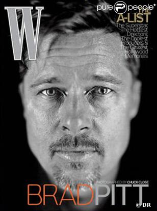 Brad Pitt en couverture du magazine américain  W  du mois de février 2009