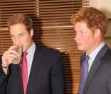 Le Prince William et le Prince Harry assiste à la soirée de bienfaisance pour le lancement d'une opération de charité visant à aider les enfants ougandais, à Londres