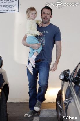 Ben Affleck en tête à tête avec sa fille Violet