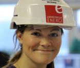 La princesse Victoria de Suède inaugure la centrale électrique Lillesjoverket