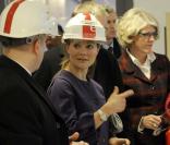 La princesse Victoria de Suède inaugure la centrale électrique Lillesjoverket