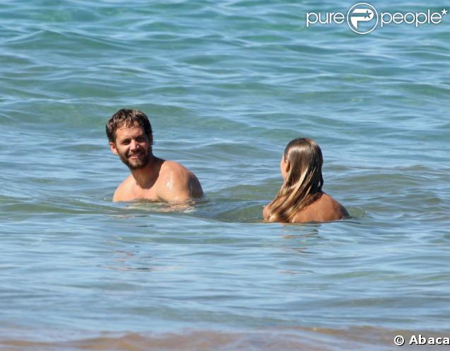 Paul Walker à Hawai avec sa compagne