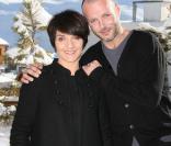 Florence Foresti et Pierre-François Martin-Laval à l'Alpe d'Huez