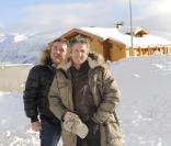 Richard Anconina et Fabien Onteniente à l'Alpe d'Huez