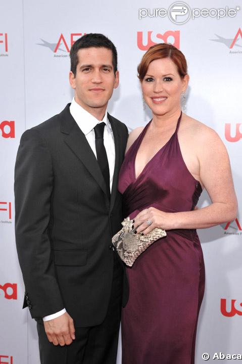 Molly Ringwald et son mari, l'écrivain Panio Gianopoulos 